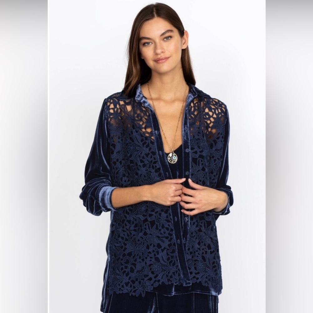 JohnnyWas Flicka Blue Top xl